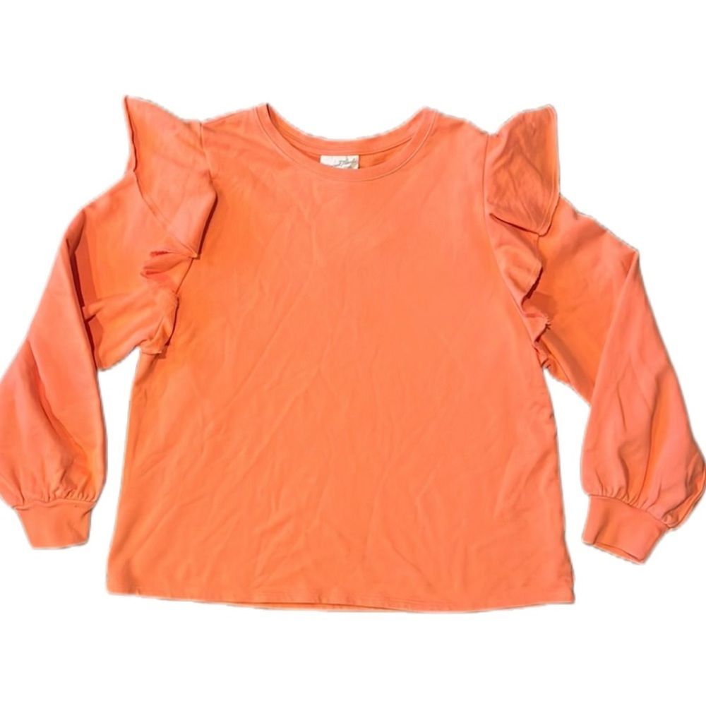 Ruffle shoulder top